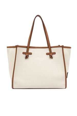 Marcella shopping bag in two-color canvas GIANNI CHIARINI | BS6850COMMCNVSE13931